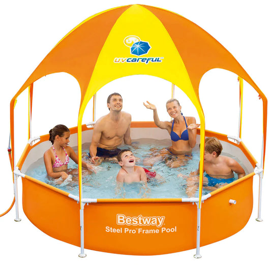 Piscina Fuori Terra Rotonda Ø244x51cm Bestway Splash in Shade 56432